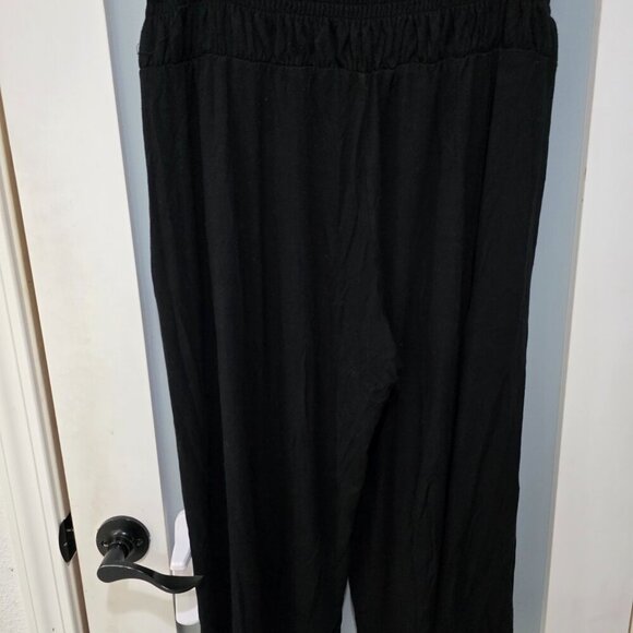 Torrid Women’s Gaucho Pants Size 1 Black Cropped Wide Leg Stretch Plus Size - Picture 7 of 8
